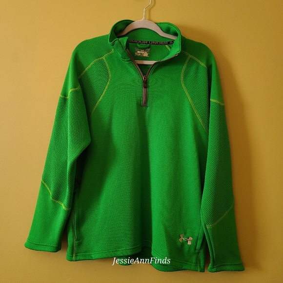 Under Armour Jackets & Coats Under Armour Large Green Quarter Zip